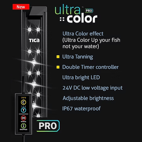 TICA Ultra Colour Pro LED Aquarium light UV and UVB 
